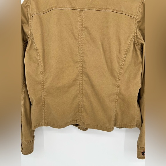 Vintage AMX Tan Zip Up Utility Jacket Large Y2K 90’s Womens - Picture 10 of 10